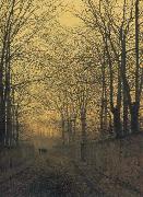 Atkinson Grimshaw October Gold oil painting